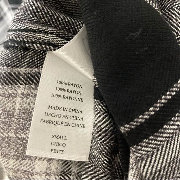 HP 🔥 RAILS | Sawyer Plaid Long Sleeve Button Down Shirt Dress - Picture 6 of 7